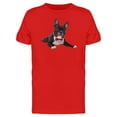 thumbnail image 1 of French Bulldog Puppy With Bow T-Shirt Men -Image by Shutterstock, Male XX-Large, 1 of 2