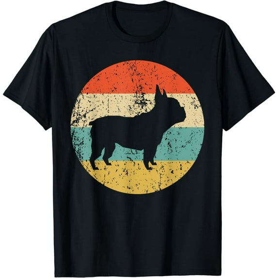 French Bulldog Shirt - Retro French Bulldog Dog T-Shirt