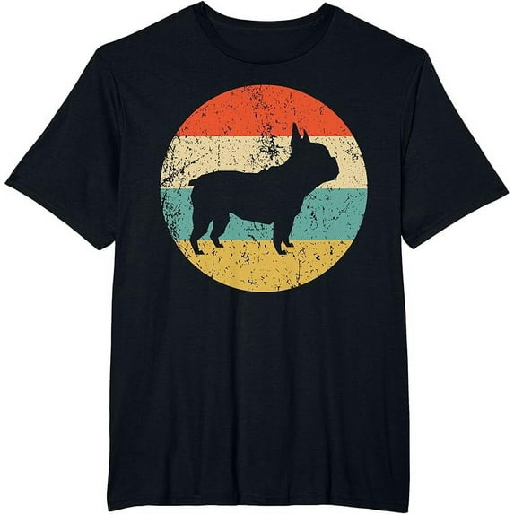 French Bulldog Shirt - Retro French Bulldog Dog T-Shirt