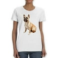 thumbnail image 1 of French Bulldog Sitting T-Shirt Women -SPIdeals Designs, Female 3X-Large, 1 of 4