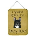 thumbnail image 1 of French Bulldog Spoiled Dog Lives Here Wall or Door Hanging Prints, 1 of 2