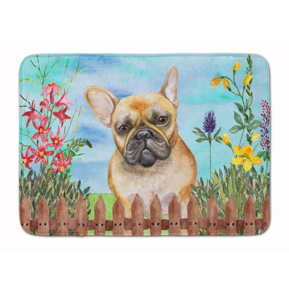 French Bulldog Spring Machine Washable Memory Foam Mat