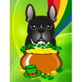 thumbnail image 1 of French Bulldog St. Patricks Day Flag Garden, 1 of 1