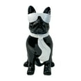 thumbnail image 1 of French Bulldog Statue, Resin Dog Statue Decoration, Modern Bulldog Figurines with Scarf Glasses, Home Decor Statue for Living Room, Bedroom, Coffee Table, 1 of 9