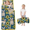 thumbnail image 1 of French Bulldog Sunflowers Floral Toddler Nap Mats for Kids Preschool,Sleeping Mat Bag or Kids,Toddler Sleeping Bag,Toddler Nap Mat or Daycare, 1 of 6