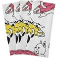 thumbnail image 1 of French Bulldog Surfboard Dish Towels Set of 4, Summer Cartoon Doodle Washable Tea Towels Dishcloths Lint-Free 18x28 Inch Fast Drying for Kitchen Restaurant Bar Clean, 1 of 5