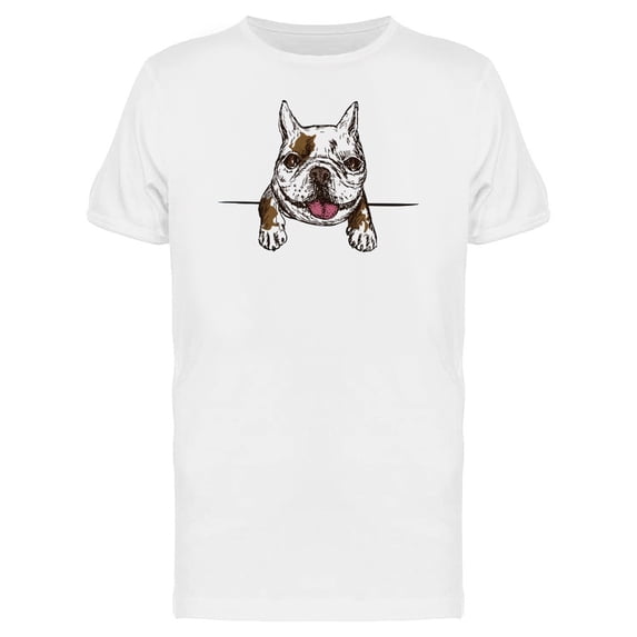French Bulldog Tongue Out Tee Men's -Image by Shutterstock