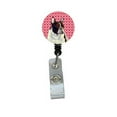 thumbnail image 1 of French Bulldog Valentines Love and Hearts Retractable Badge Reel or ID Holder with Clip, 1 of 1