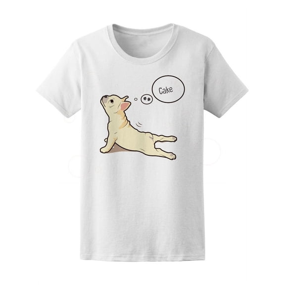 French Bulldog Yoga Cake T-Shirt Women -Image by Shutterstock, Female Large