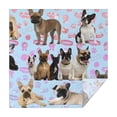 thumbnail image 1 of French Bulldogs Square Tablecloth,Waterproof Square Table Cover,Wipeable Spillproof Washable Table Cover for Home Kitchen Party Decor 42"X42"(107x107cm), 1 of 6