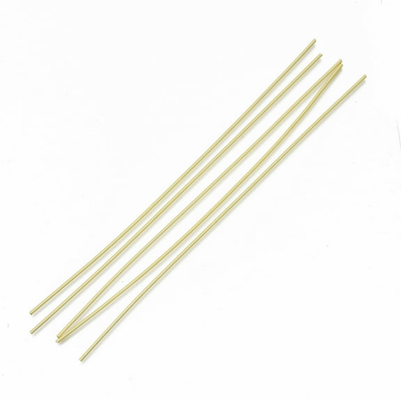 French Bullion Round Copper Craft Wire Spiral Round Copper Craft Wire for Embroidery Beading and Clothes Decoration Golden 200x1.6mm