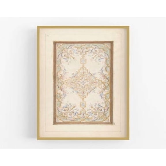 French Ceiling Design Architectural Poster, Poster Home Decor, Poster Only