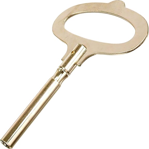 French Clock Key Jewelers Mainspring Winding Tool Sz 3