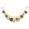 thumbnail image 1 of French Coin Charm Bracelet, 1 of 3