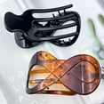 thumbnail image 1 of French Concord Flat Hair Clips, Curved Hair Claw Alligator Hair Clips Volume Strong Hold Banana Barrettes Hair Clamps Jaw Clips for Women, 1 of 4