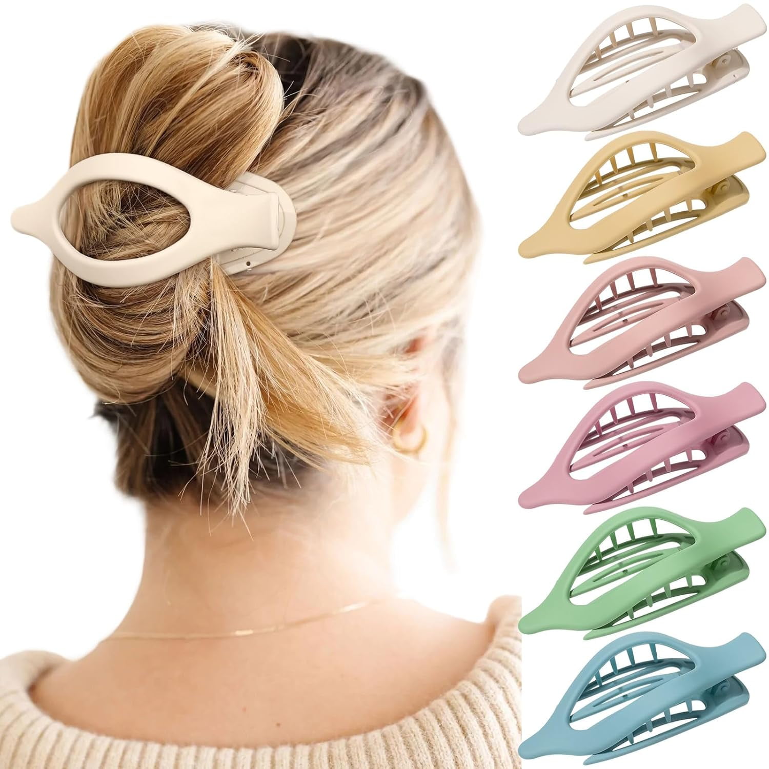 French-Concord-Hair-Clips-6Pcs  display picture 3