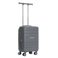 thumbnail image 1 of French Connection 22 inch Expandable Rolling Carry-on Luggage, Quiet Shade, 1 of 7