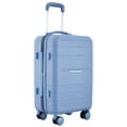 thumbnail image 1 of French Connection 22in Expandable Rolling Carry-on with Cup Holder, Stormy Blue, 1 of 9