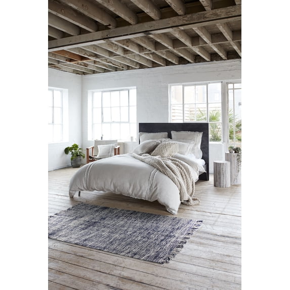 French Connection Casual Accent Rug, Navy, 4x6