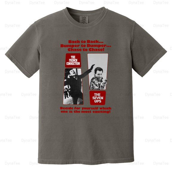 French Connection, Gene Hackman, Movie, Crime, Thriller, Classic, Chase Comfort Color T-Shirt Unisex, up to 4XL