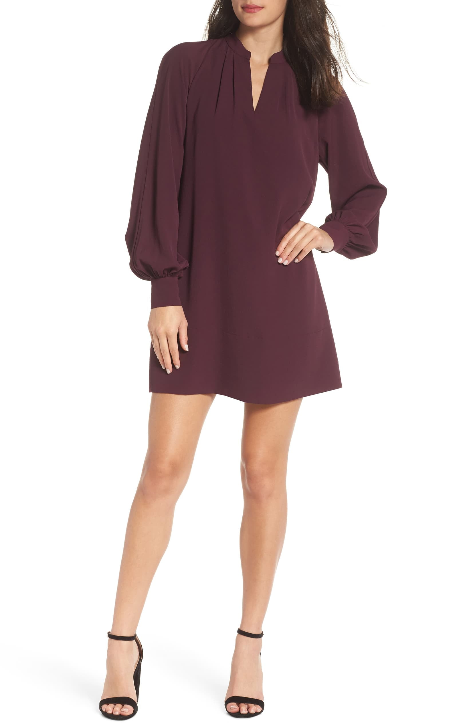 French Connection | Mahi Crepe Tunic Dress | Plum Noir - 0