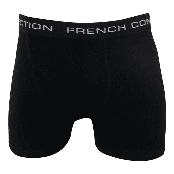 French Connection Men's Boxer Brief Single Pack Black