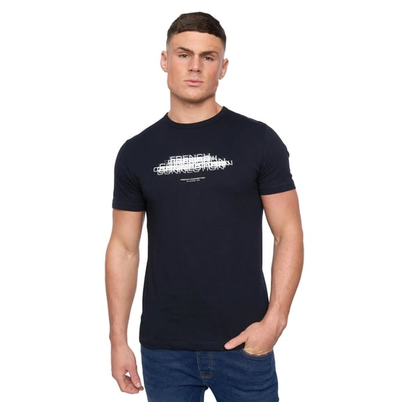 French Connection Mens Double Logo T-Shirt
