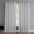 thumbnail image 1 of French Connection Misty Light Filtering Back Tab Window Curtain 2-Panel Sets, 1 of 7
