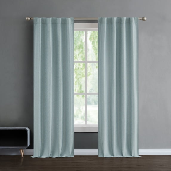 French Connection Val Room Darkening Back Tab Window Curtain 2-Panel Sets