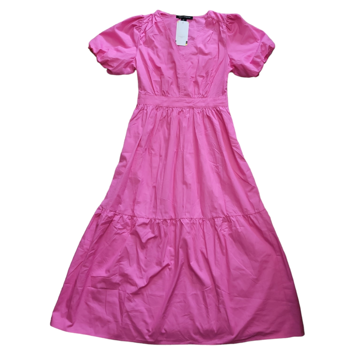 pink dress french connection French Connection Georgia Dress in Aurora Pink 4