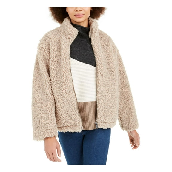 French Connection Women's Fabi Cold Weather Winter Coat Brown Size M