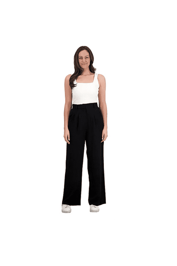 Women's Wide Leg Trouser Black XL
