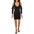 thumbnail image 1 of French Connection Womens Beau Mini Cold Shoulder Cocktail Dress, 1 of 2