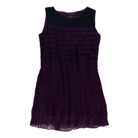 French Connection Womens Caitliing Stripe Shift Dress, Purple, 8