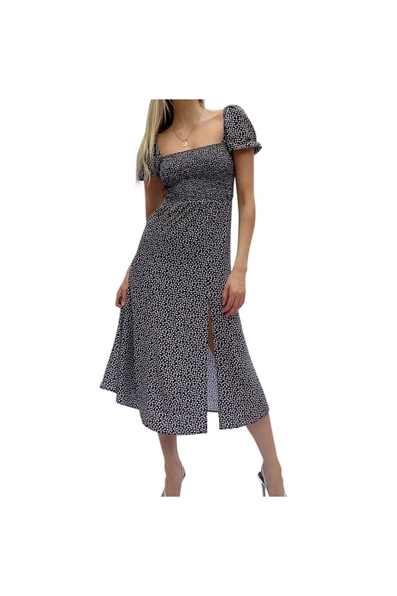 Womens Elao Verona Crepe Midi Dress, Black, XX-Small