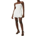 thumbnail image 1 of French Connection Womens Whisper Frill Hem Flounce Sleeveless Mini Dress, 1 of 2