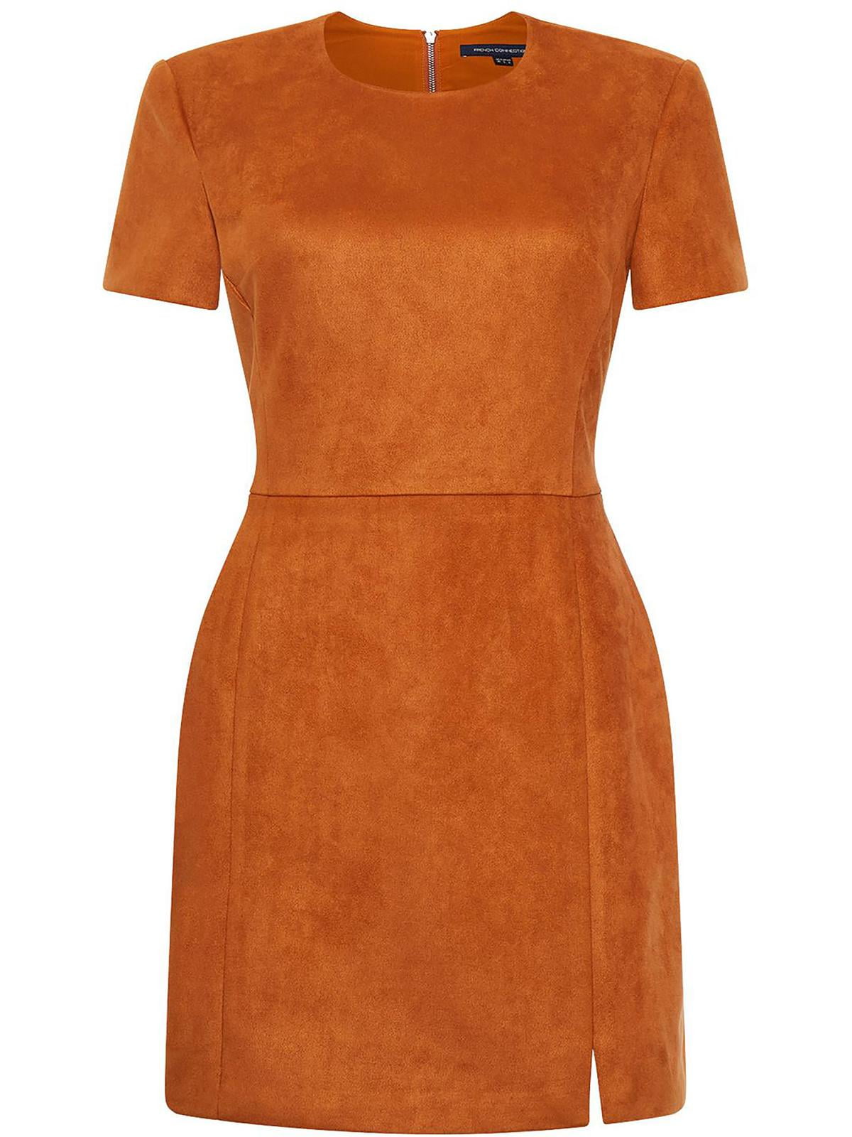 french connection brown dress Rent French Connection Irina Satin Sleeveless Cowl Neck Dress Brown