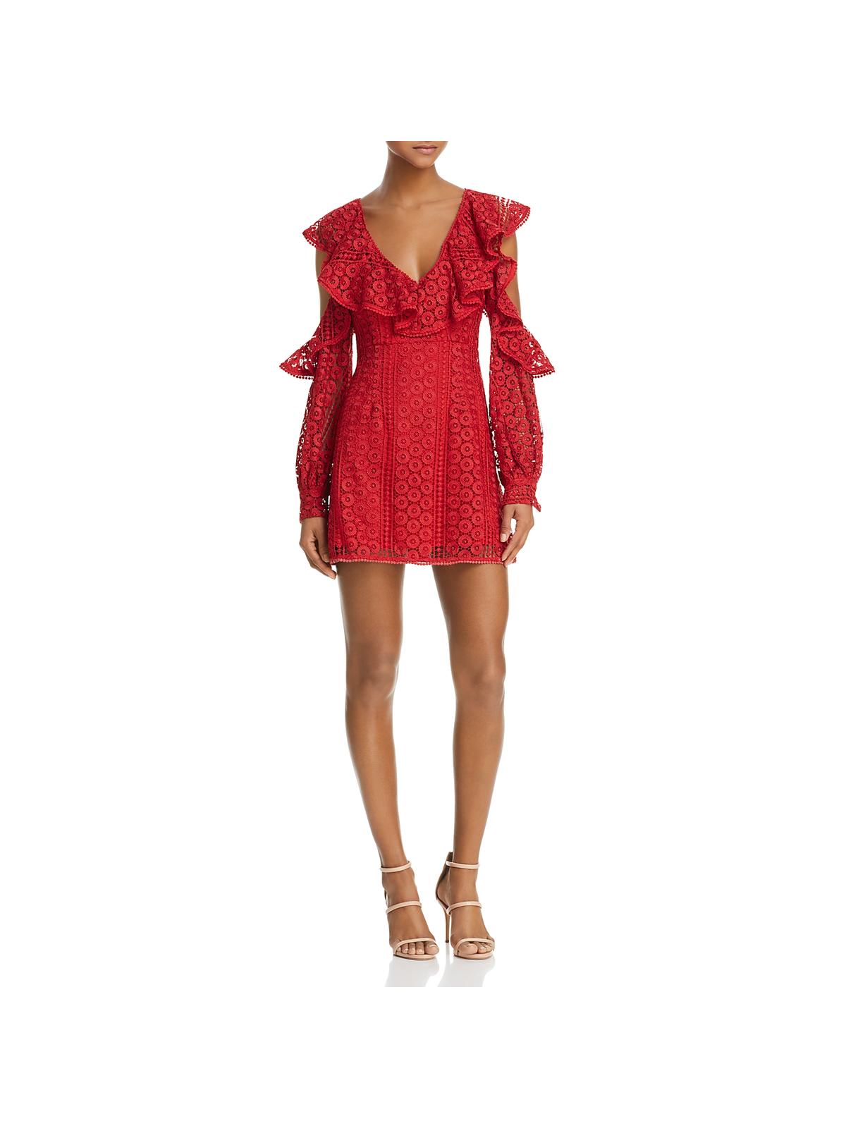 Connected cold shoulder dress hot sale