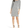 thumbnail image 1 of French Connection Womens Ottoman Knit Jersey Dress, Grey, 6, 1 of 3