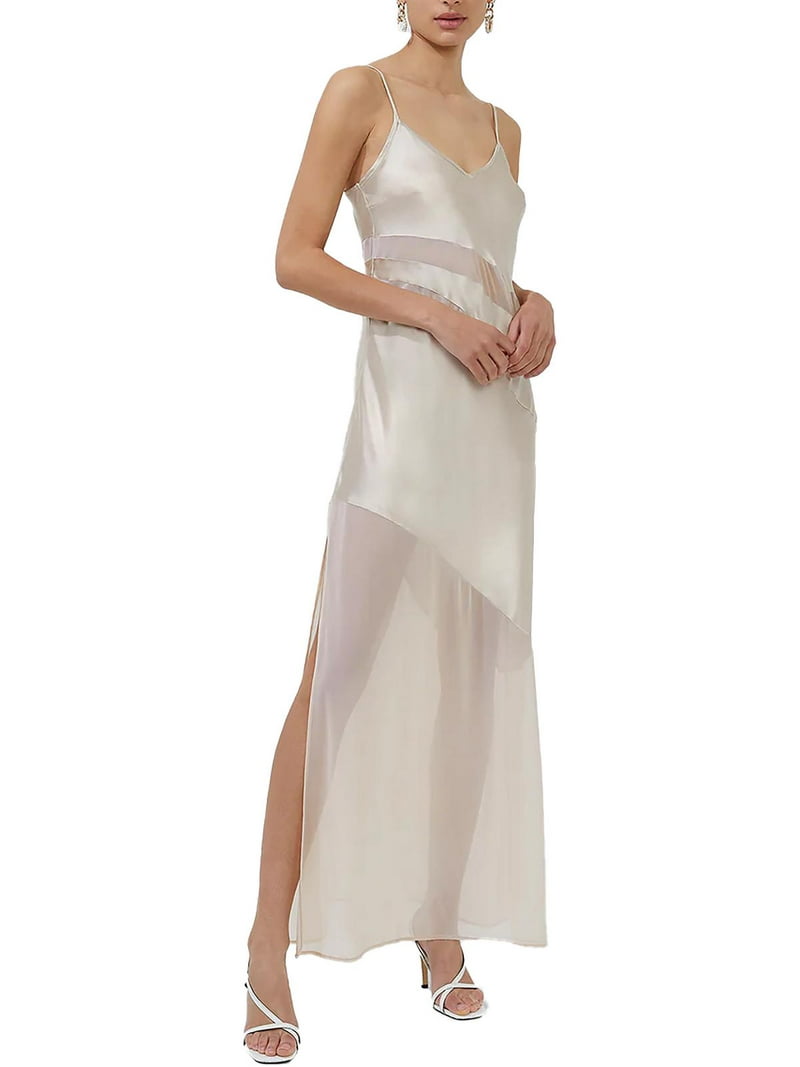 French Connection Womens Satin Mesh Slip Dress - Walmart.com French Connection Womens Satin Mesh Slip Dress - Walmart.com