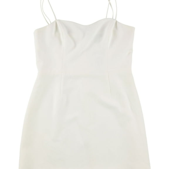 French Connection Womens Whiser Light A-line Dress, White, 14