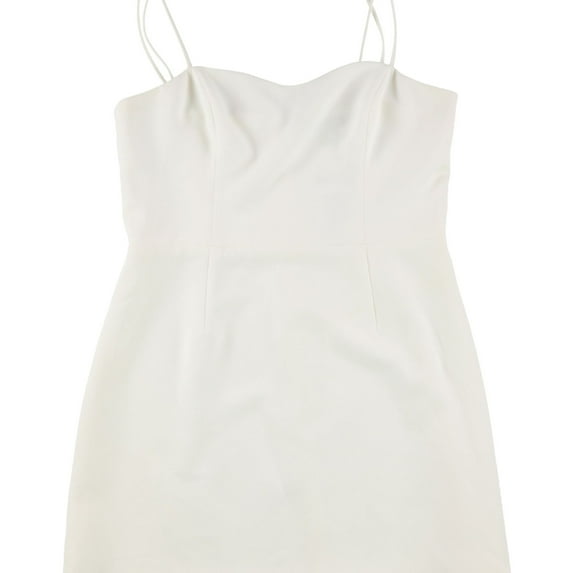 French Connection Womens Whiser Light A-line Dress, White, 14