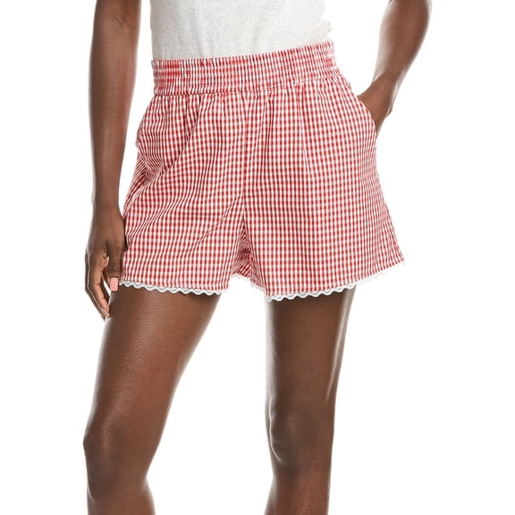 French Connection womens Lace-Trim Short, s, Pink