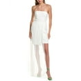 thumbnail image 1 of French Connection womens  Whisper One-Shoulder Tulle Mini Dress, 6, White, 1 of 3