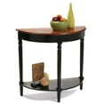 thumbnail image 1 of French Country Cherry/Black Wood Entryway Table Shelf, 1 of 2
