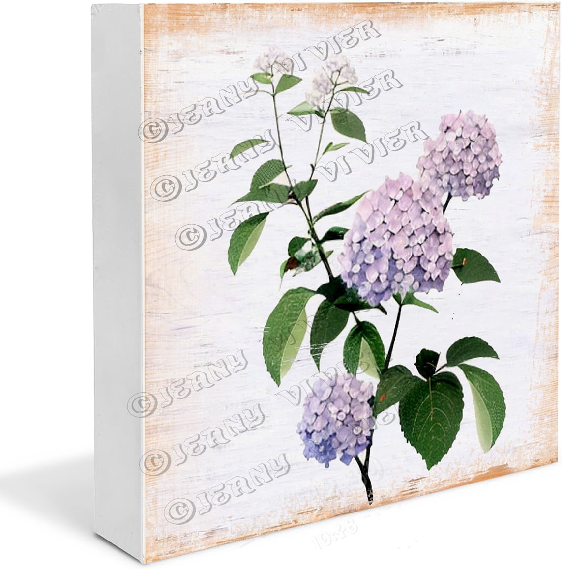 Curated visual reference: Visual Reference: French Country Hydrangea Wooden Box Sign Hydrangea Decor Hydrangea
