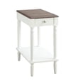 thumbnail image 1 of French Country No Tools Chairside Table - Driftwood White, 1 of 1