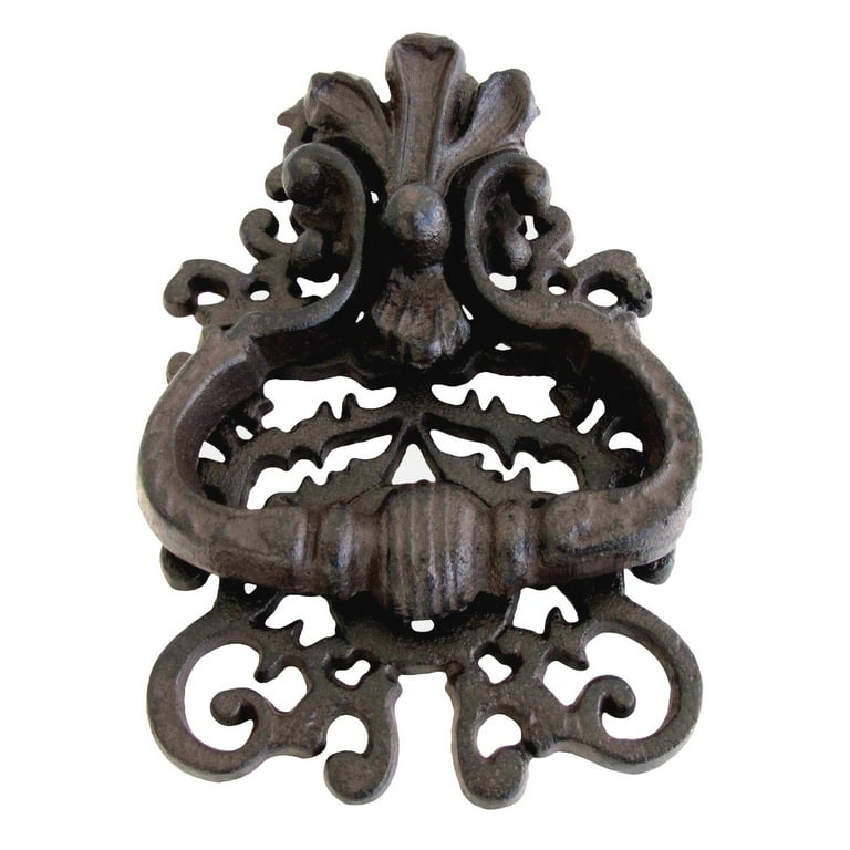 French Country Doorknocker Ornate Architectural Scroll Door Knocker French Country Doorknocker Ornate Architectural Scroll Door Knocker