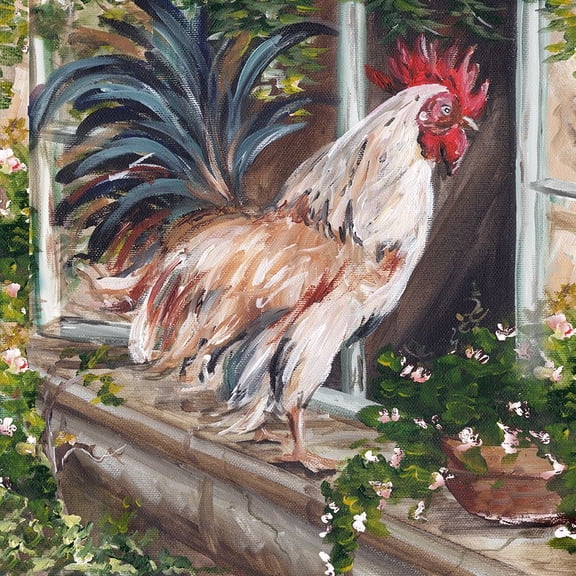 French Country Rooster Poster Print by Tre Sorelle Studios