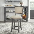 thumbnail image 1 of French Country Swivel Counter Height Stool, 1 of 3